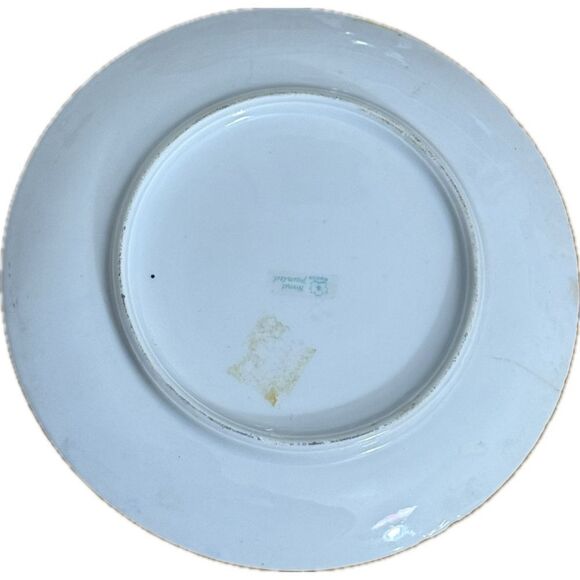 Floral Decorative Plate with Gold Accents - Picture 5 of 6